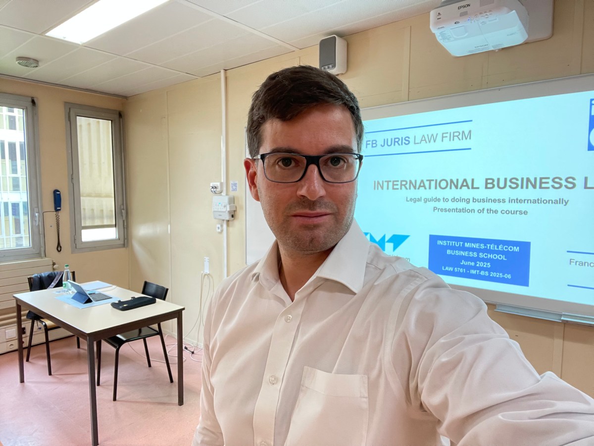Cours de droit international des affaires – IMT-BS, Programme Grande École (mars et juin 2025)